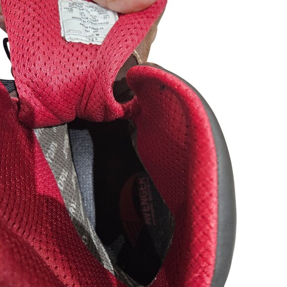 Avenger Mens XXWide Soft Toe Work Boots Size 17 Brown - Picture 5 of 6